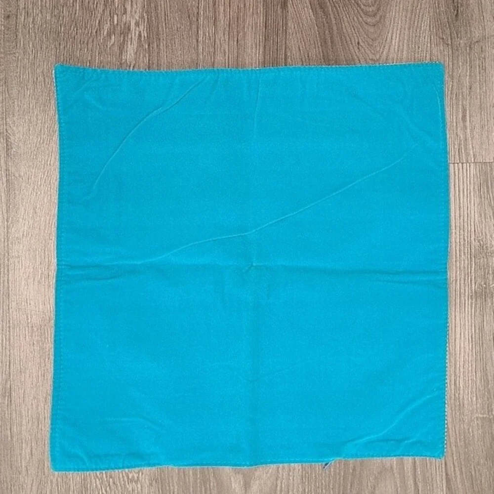 Embroided Square Accent Pillowcase